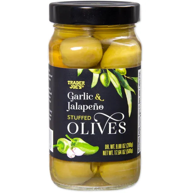 Garlic & Jalapeno Stuffed Olives