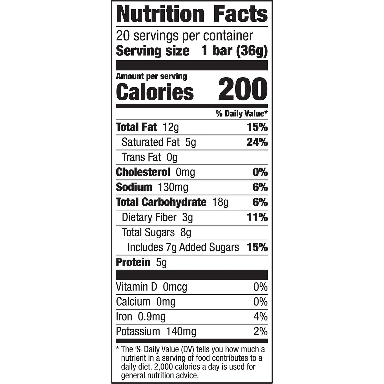 Nature Valley Peanut Butter Chocolate Wafer Bar, 20 Ct