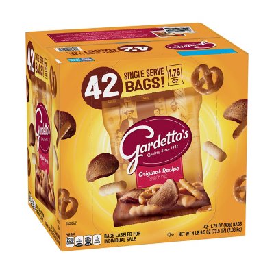 Gardetto's Original Recipe Snack Mix, 1.75 Oz, 42 Ct