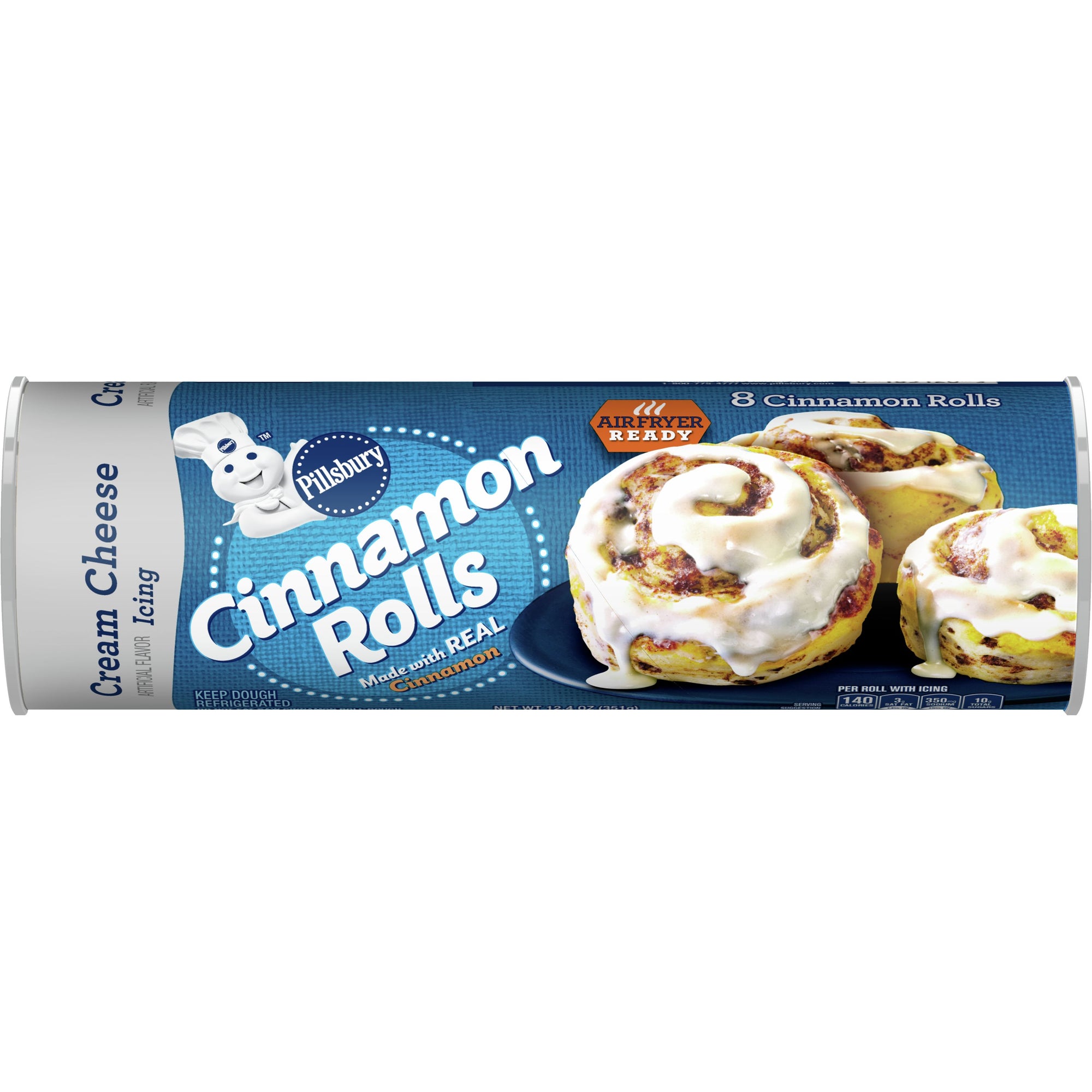 Pillsbury Cinnamon Rolls with Cinnabon Cinnamon & Cream Cheese Icing, 1 Pk