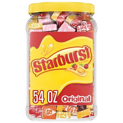Starburst Original Fruity Chewy Candy Bulk Jar, 3 Lb 6 Oz