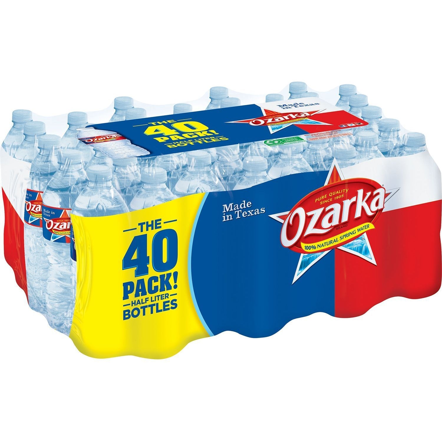 8 Cases of Ozarka Natural Spring Water, 0.5 L, 40 Ct.   Delivered to any San Antonio Address