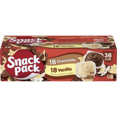 Snack Pack Pudding Variety Pack, 3.25 Oz, 36 Ct