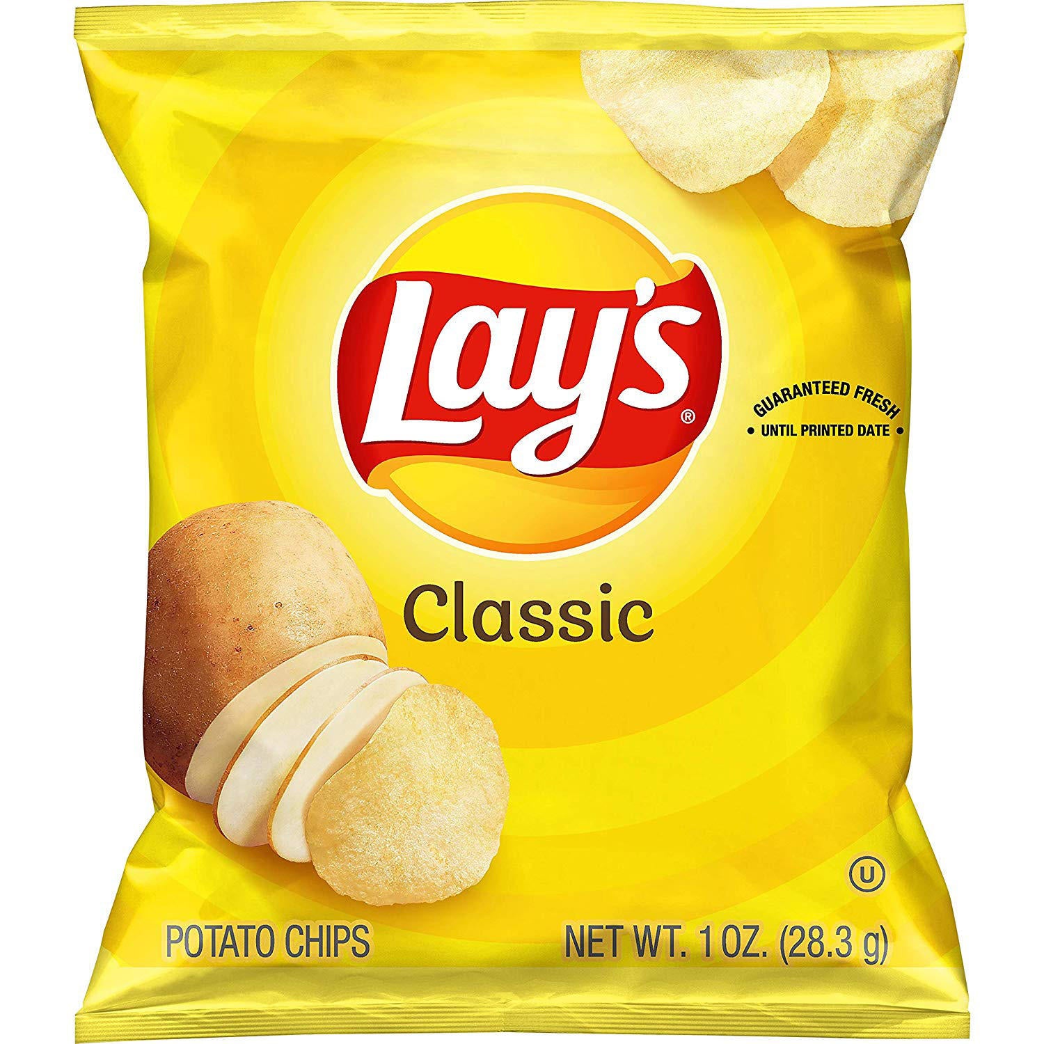 Lays Classic Single Size Chips, 50 Ct