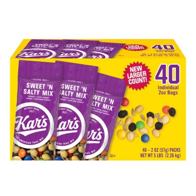 Kar's Sweet 'n Salty Mix, 2 Oz, 40 Ct