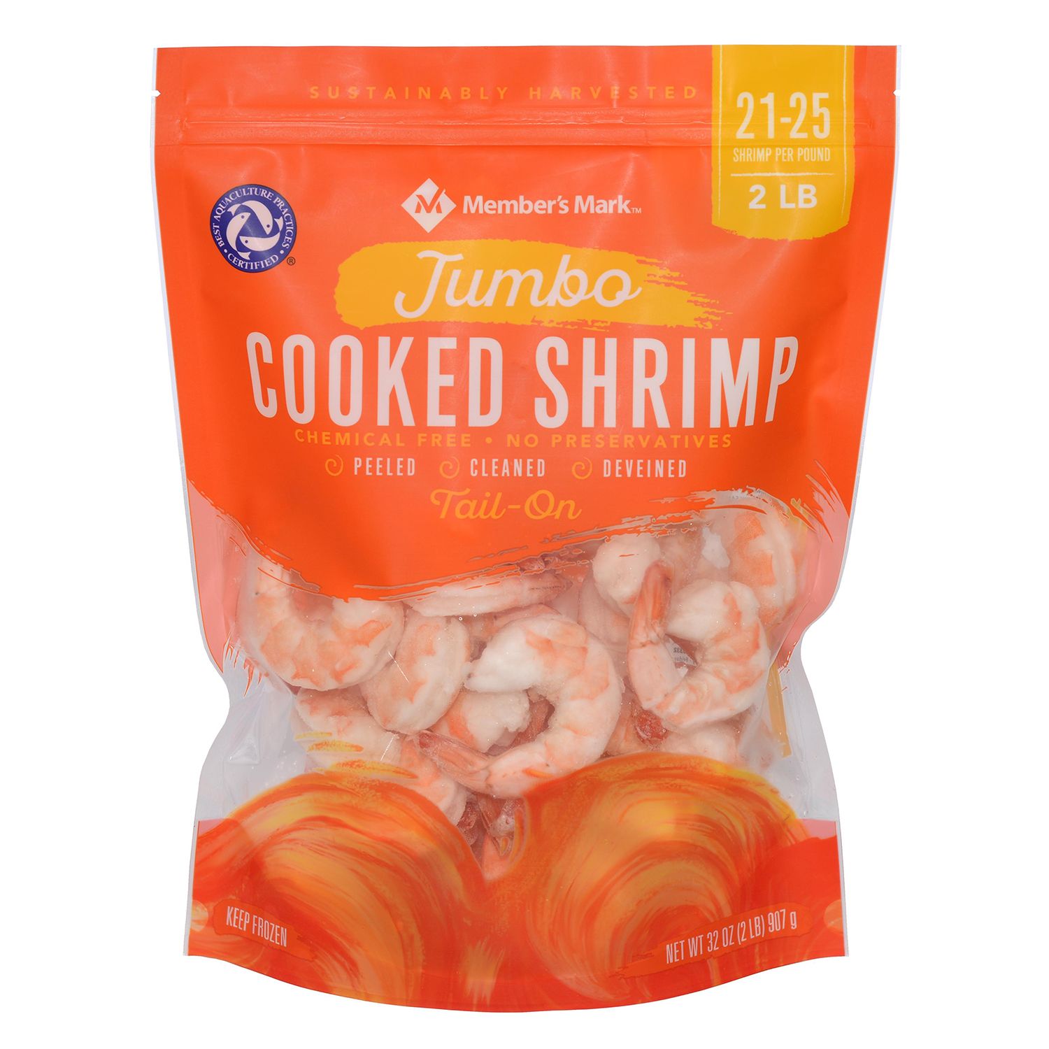 Members Mark Medium Cooked Shrimp 2lb