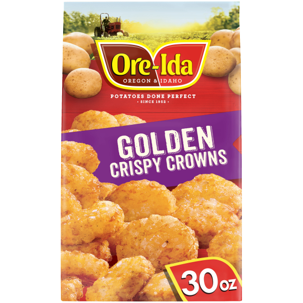 Ore Ida Golden Crispy Crowns, 30 Oz