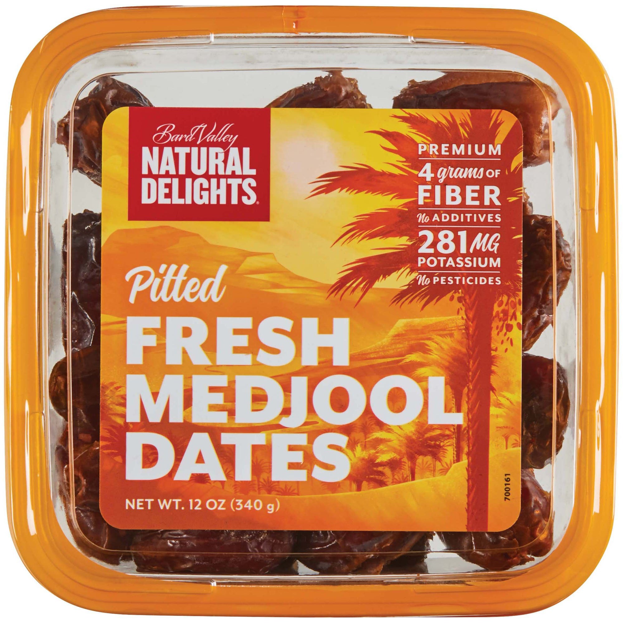 Natural Delights Organic Pitted Fresh Medjool Dates, 12 OZ