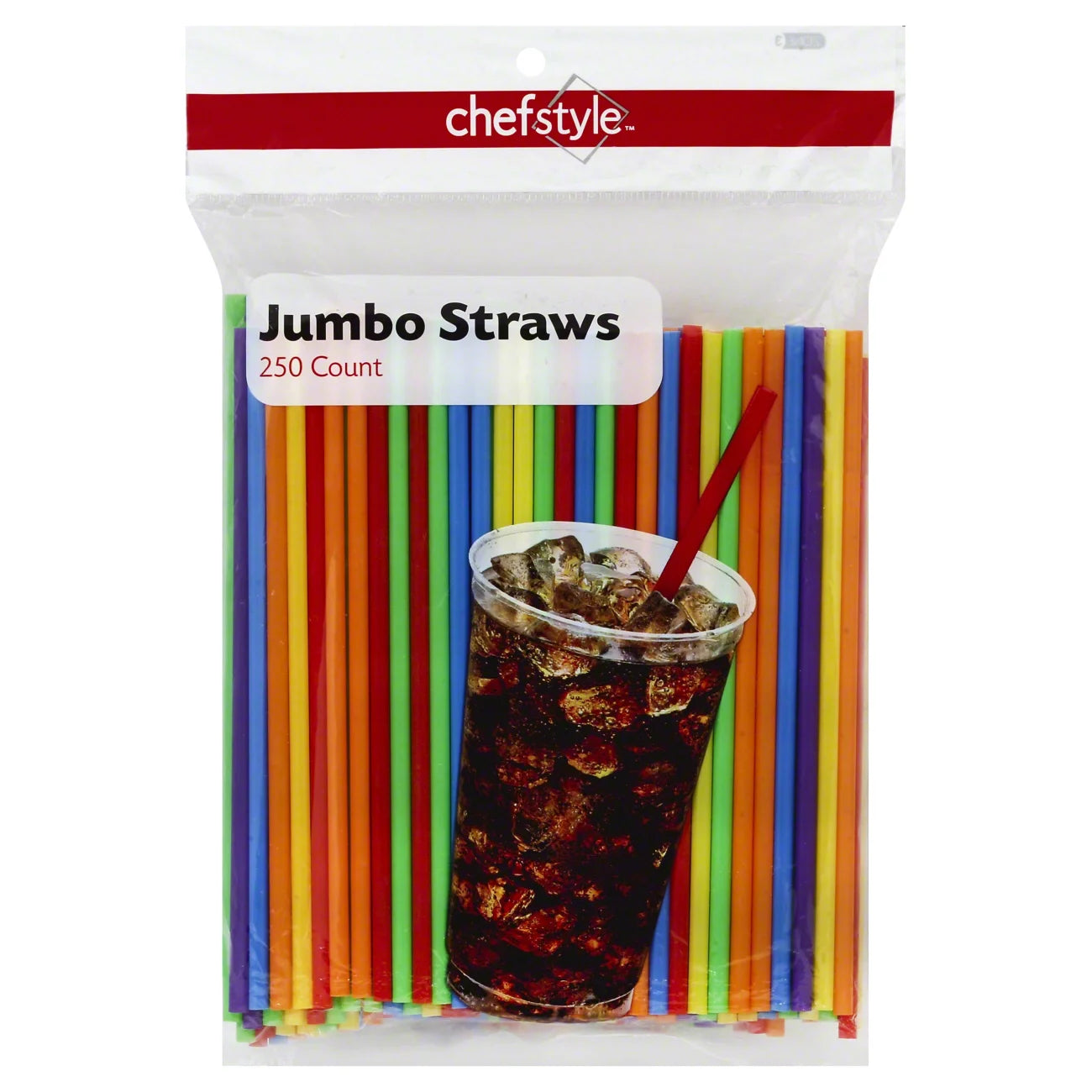 Chef Style Jumbo Straws, 250 Ct