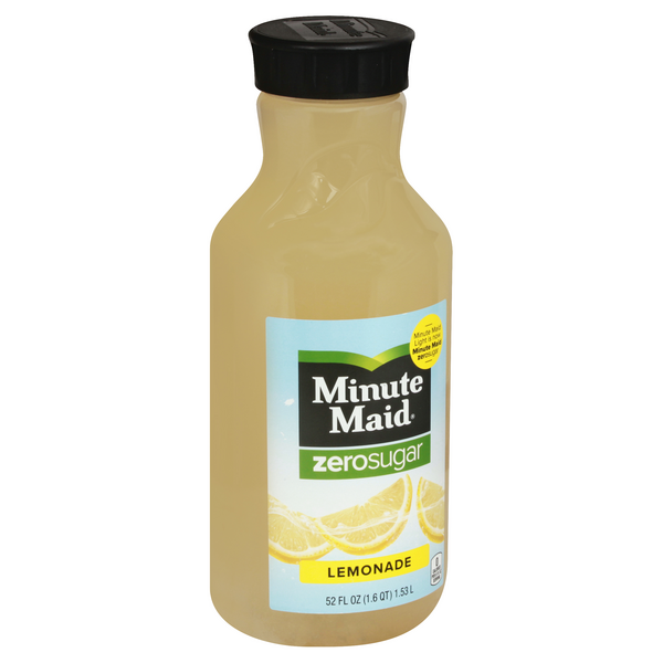 Minute Maid Zero Sugar Lemonade, 52 Oz