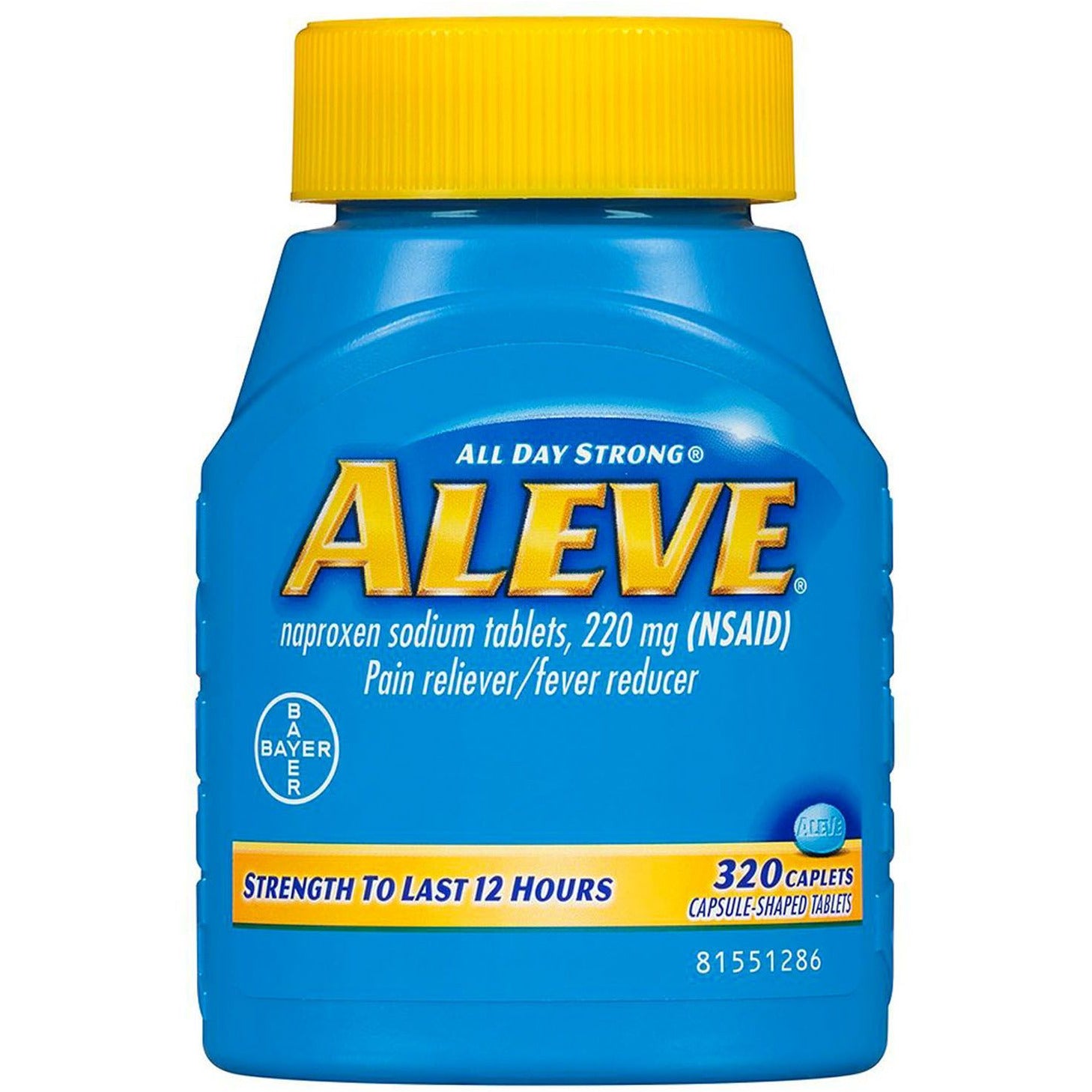 Aleve All Day Strong Caplets 200 Mg 320 Ct