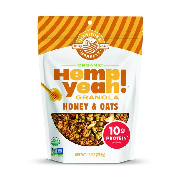 Hemp Yeah Organic Honey And Oats Hemp Granola, 10 Oz