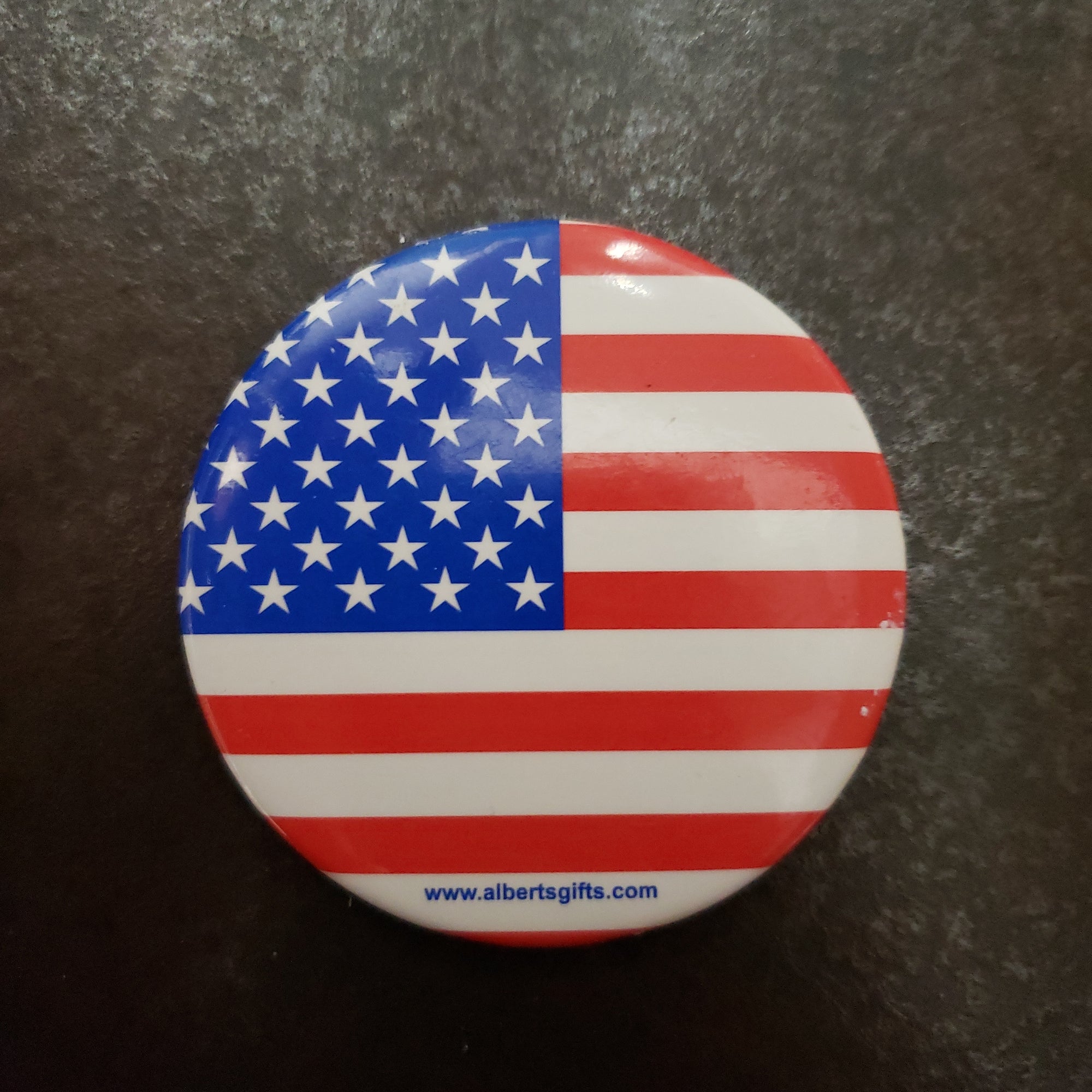 US Flag Round Magnet