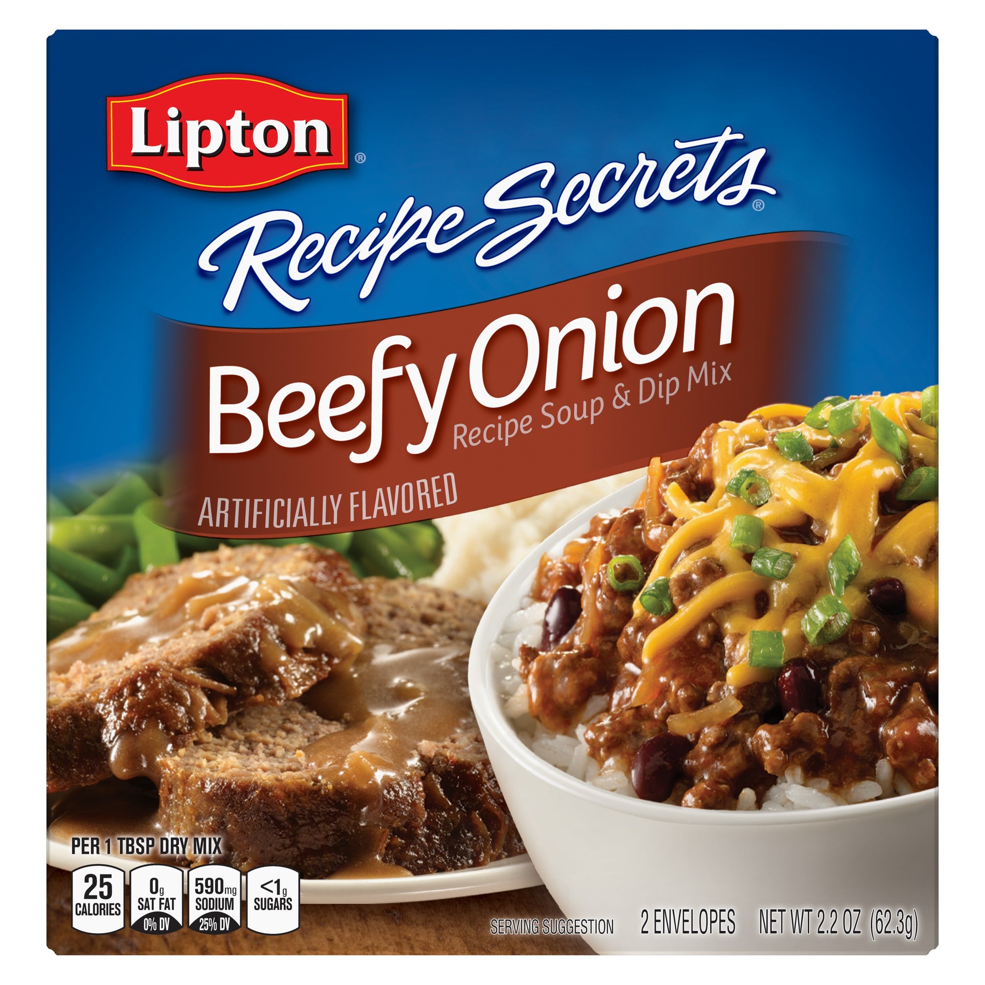 Lipton Beefy Onion Soup And Dip Mix, 2.2 Oz