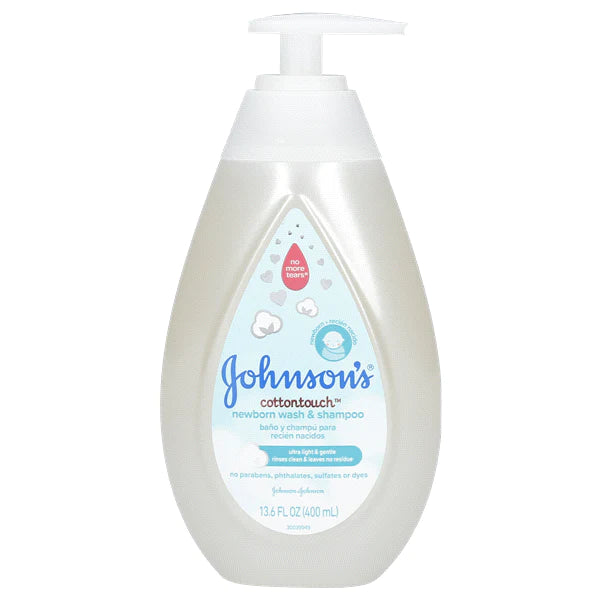 Johnson's Cottontouch Newborn Wash & Shampoo, 13.6 Oz