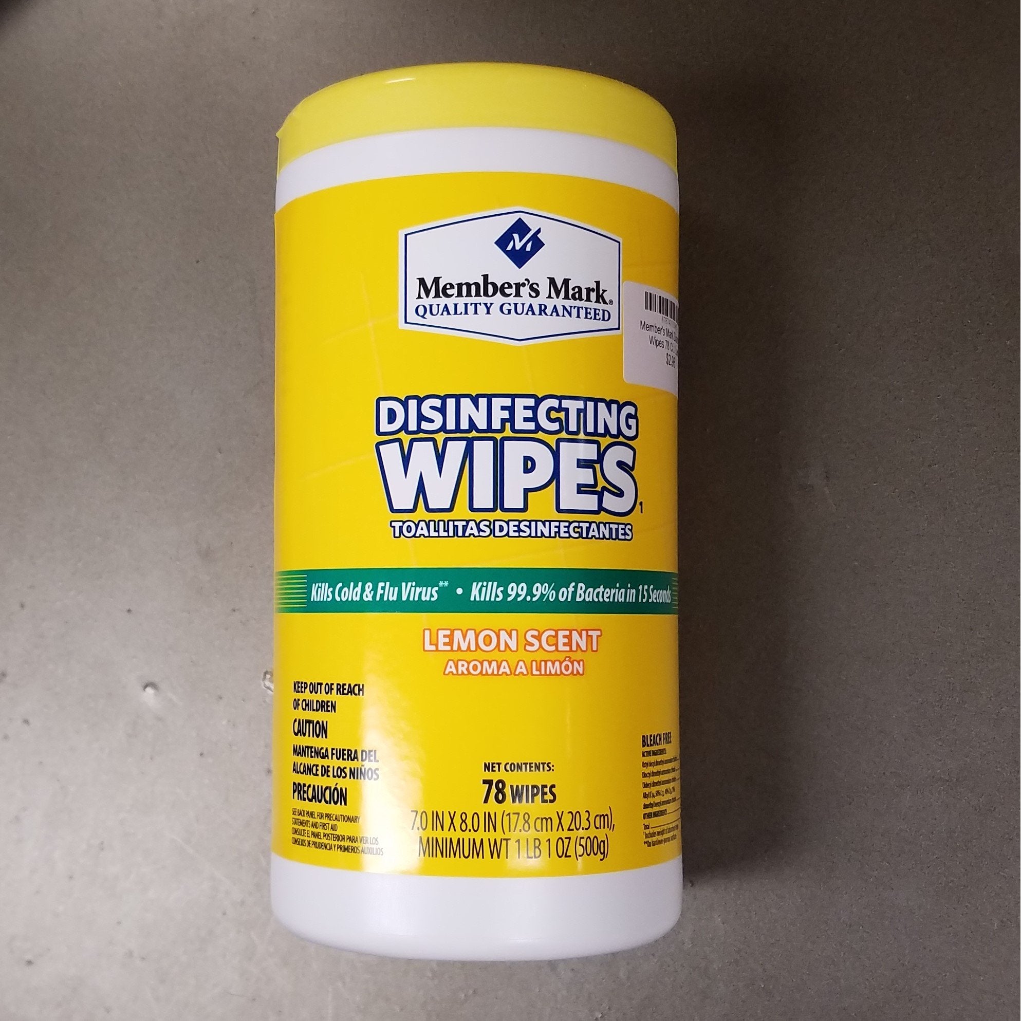 Member's Mark Disinfecting Wipes, 78 Ct