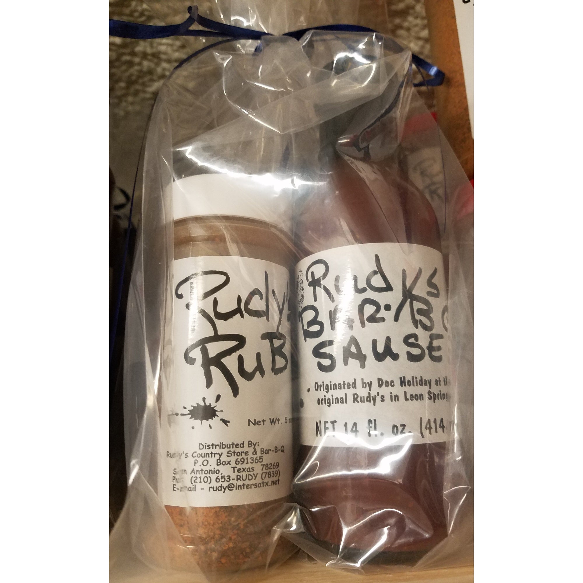 Rudy's Mini Rub & Sause Gift Pack