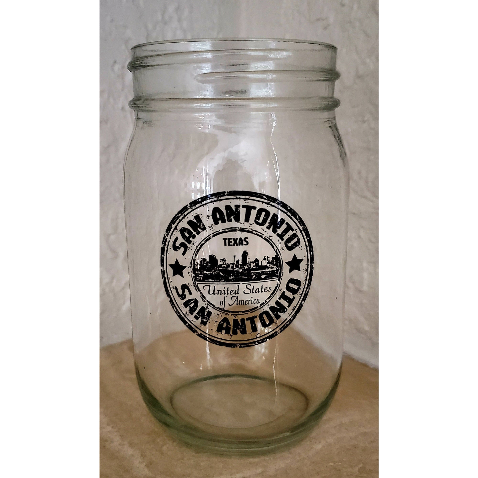 San Antonio Mason Jar