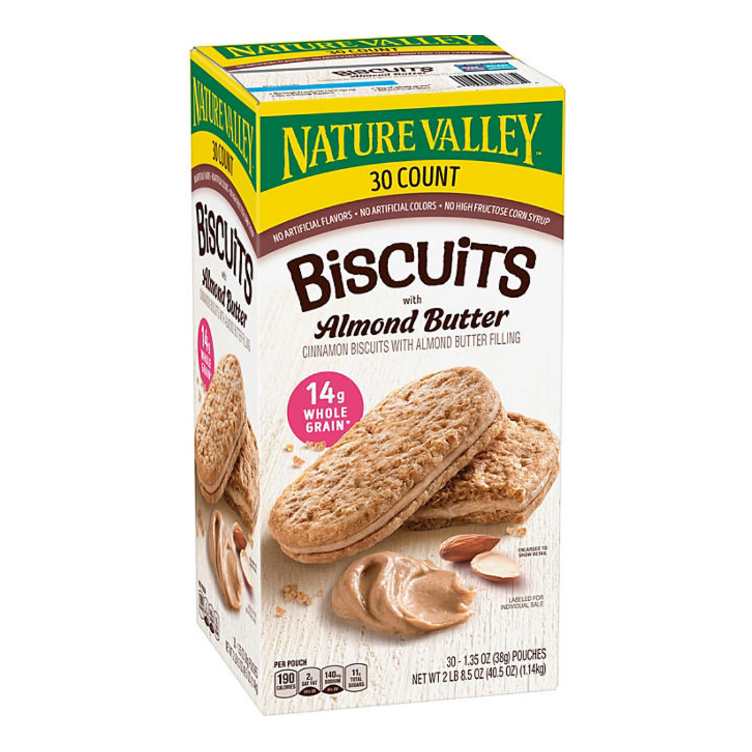 Nature Valley Biscuit Sandwich with Almond Butter (30 ct.)