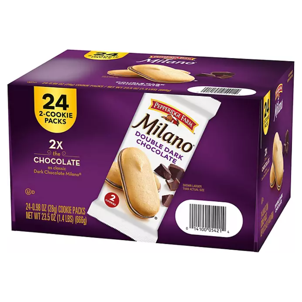 Milano Double Dark Chocolate Cookies , 24 ct.