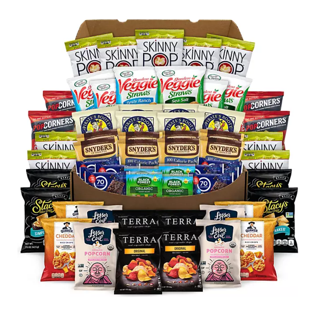 Large Healthy Snack Box, 61 Ct