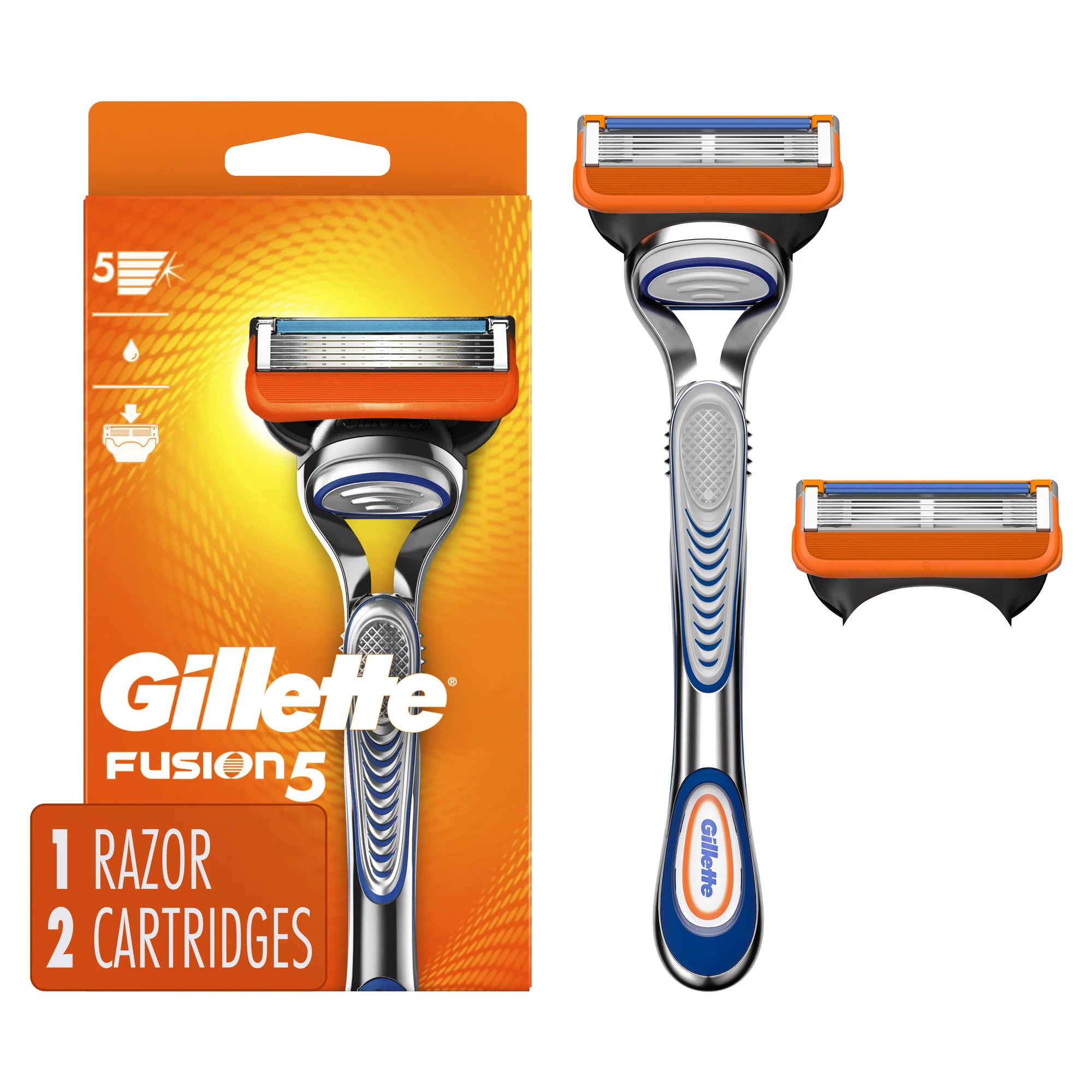 Gillette Fusion 5 Razor & 2 Cartridges