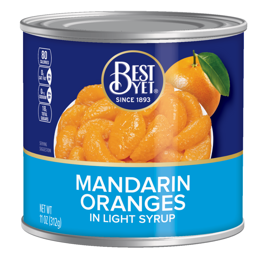 Best Yet Mandarin Oranges in Light Syrup, 11 Oz