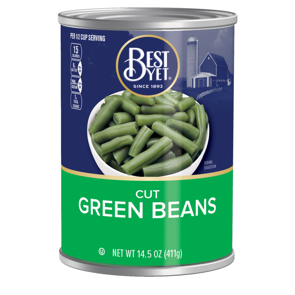 Best Yet Cut Green Beans, 14.5 Oz