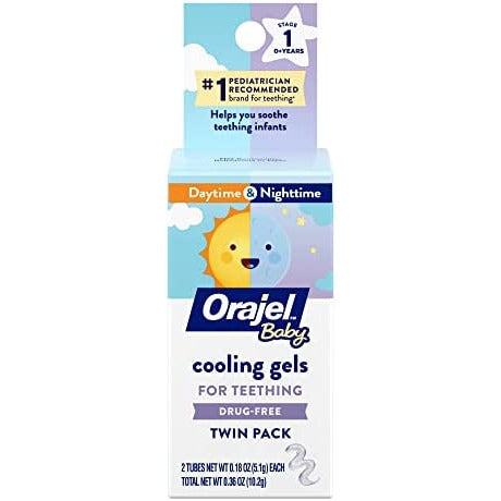 Baby Orajel Teething Gels Twin Pack - 0.18oz/ea