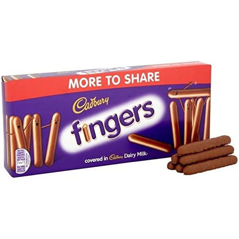 £☆£  Cadbury Chocolate Fingers, 138g