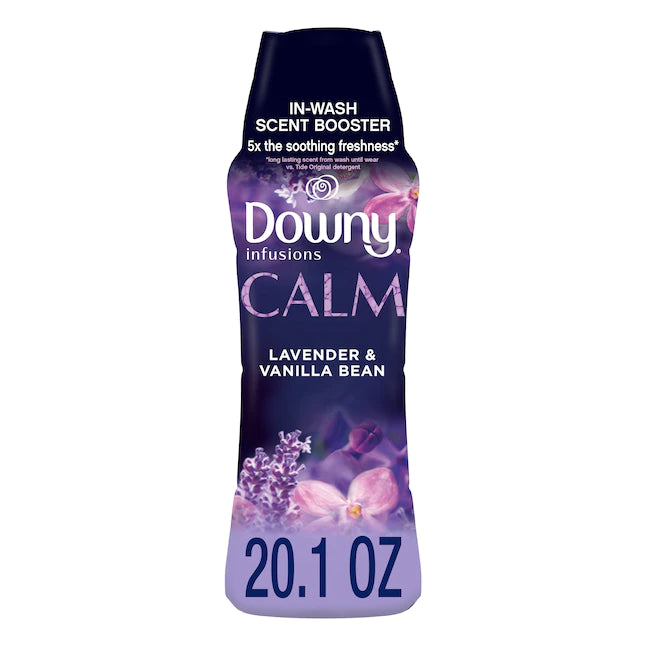 Downy Infusions In Wash Scent Booster Crystals Calm- Lavender & Vanilla Bean, 20.1 Oz