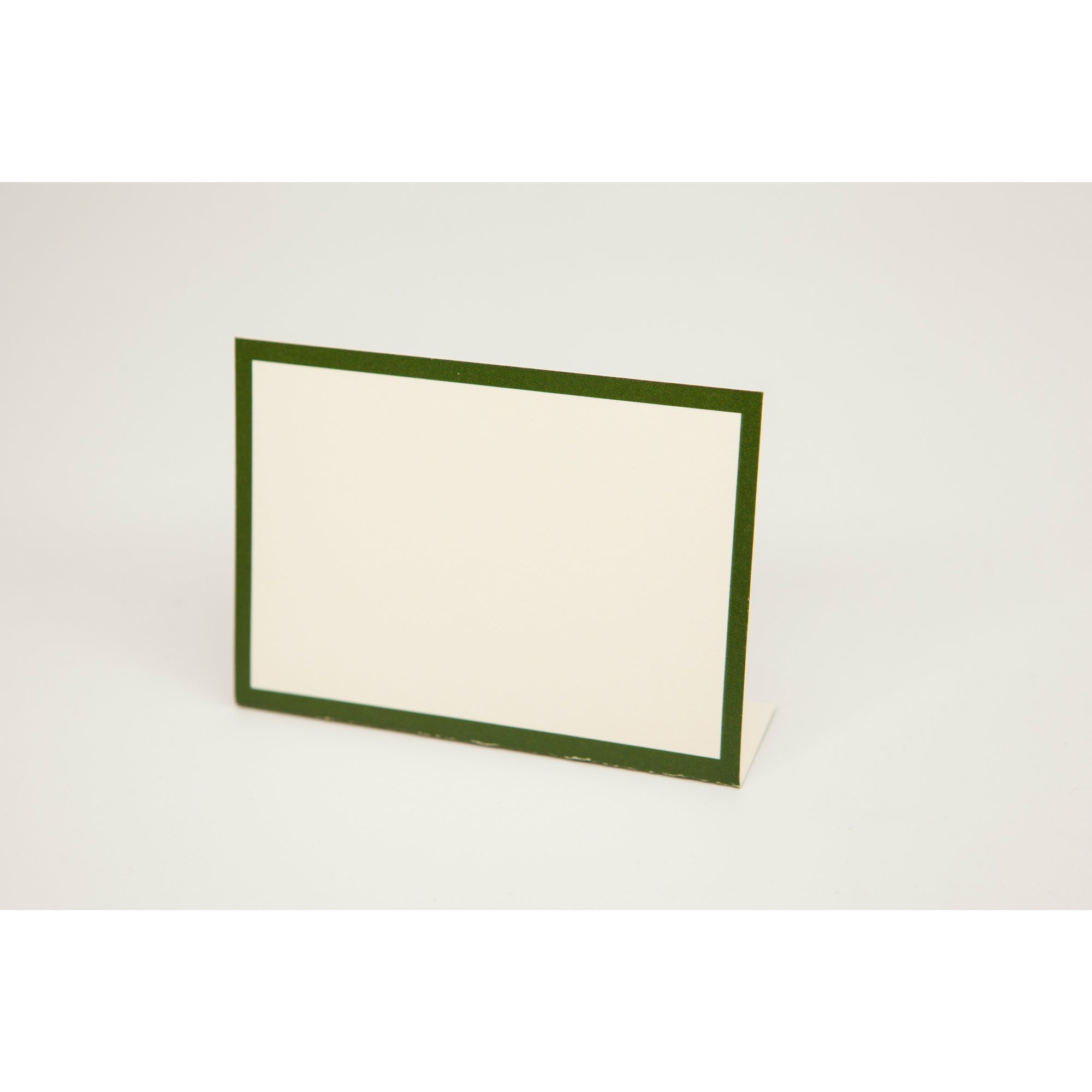 Place Cards Dark Green Frame 12 pk