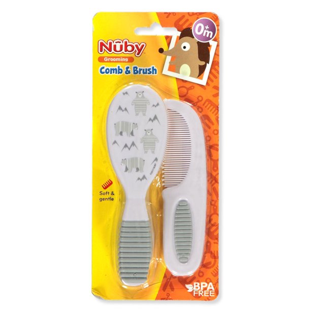 Nuby Hair Brush and Comb Set