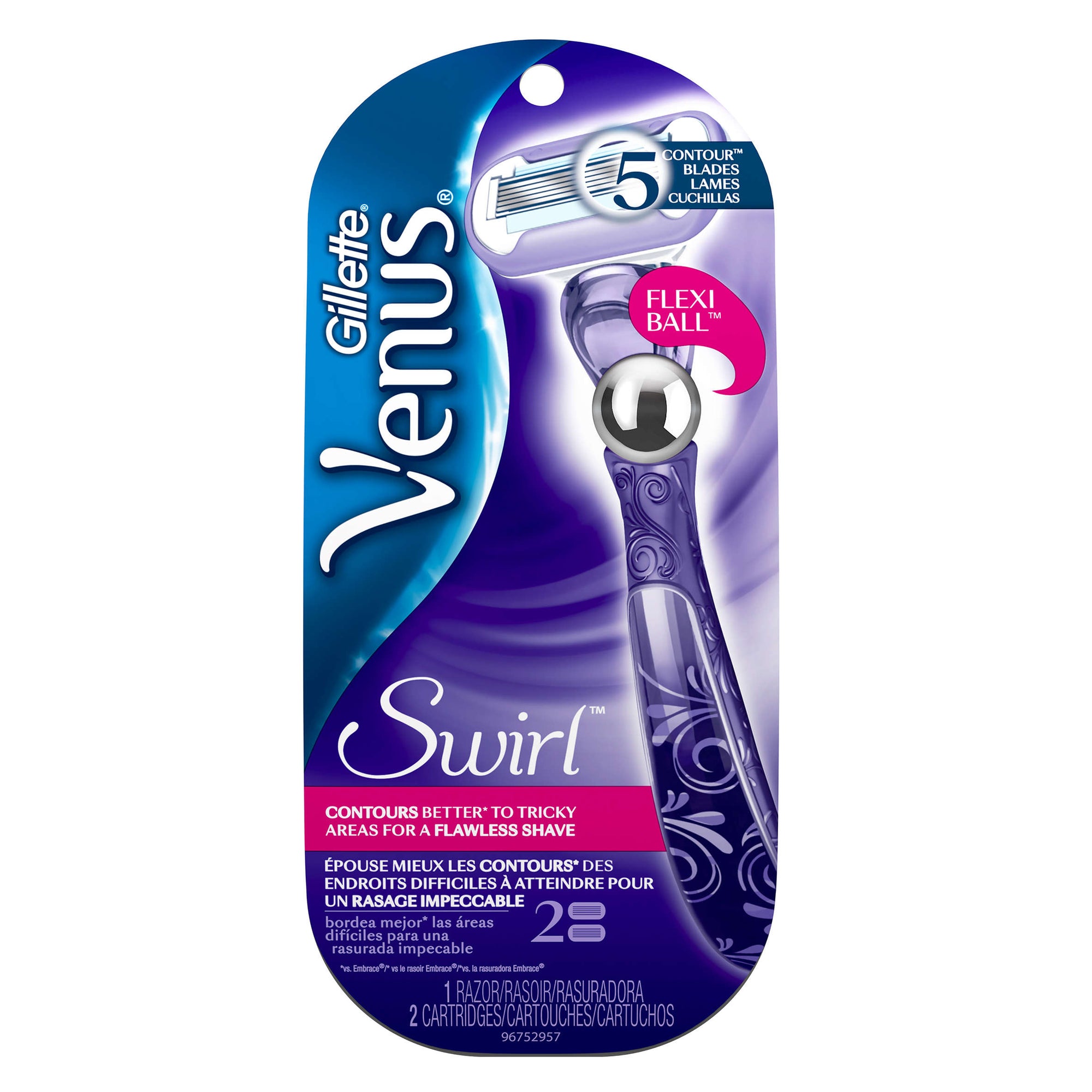 Gillette Venus Swirl Deluxe/ Extra Smooth Razor And Cartridge