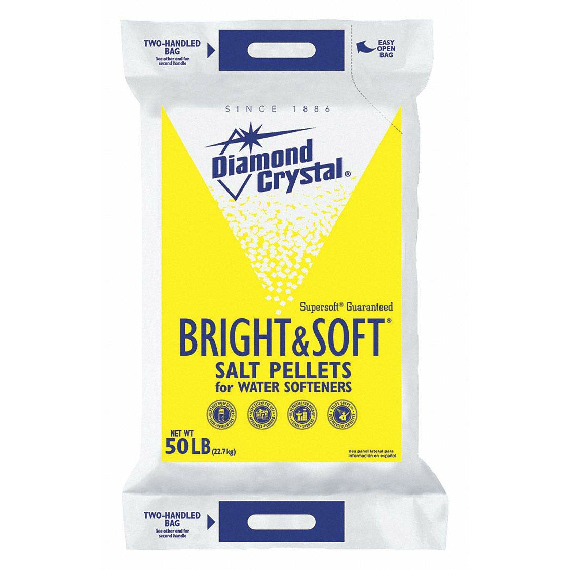 Diamond Crystal Water Softener Pellets, 50 lbs, 6 Bags.  Delivered FREE to any San Antonio address