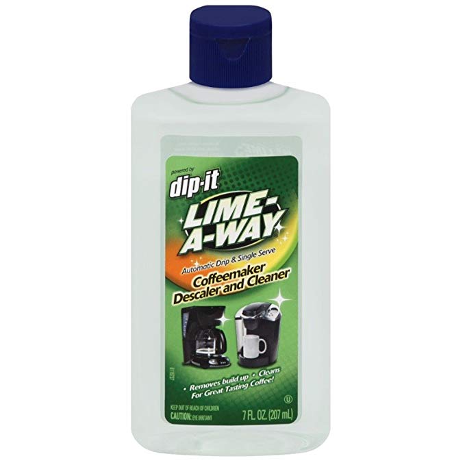 Lime-A-Way Dip-It Coffeemaker Cleaner, Descaler & Cleaner for Drip & Single Serve Coffee Machines, 7 Fl Oz