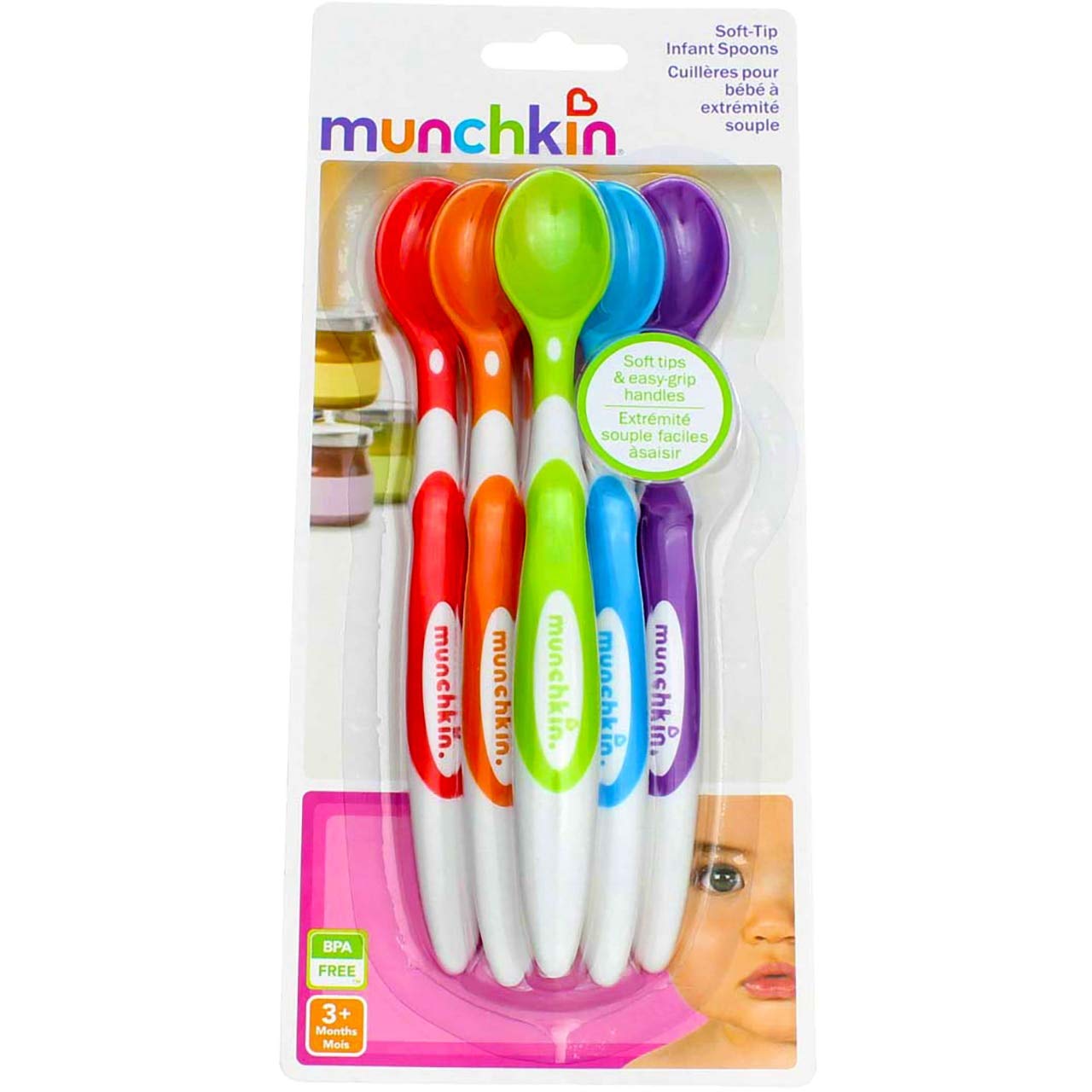 Munchkin Soft Tip Infant Spoons, 6 Pk