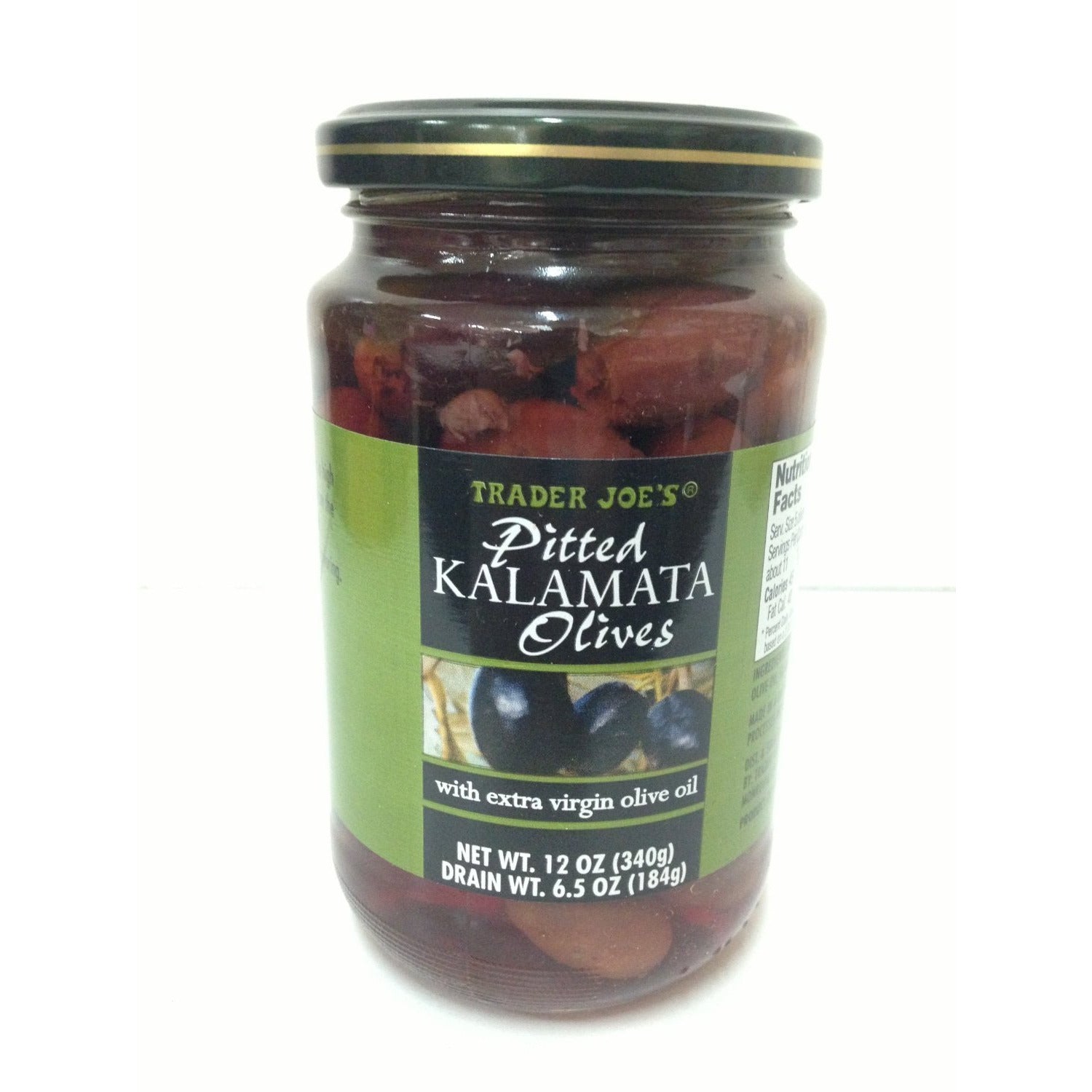 Organic Pitted Kalamata Olives, 12.3 Oz