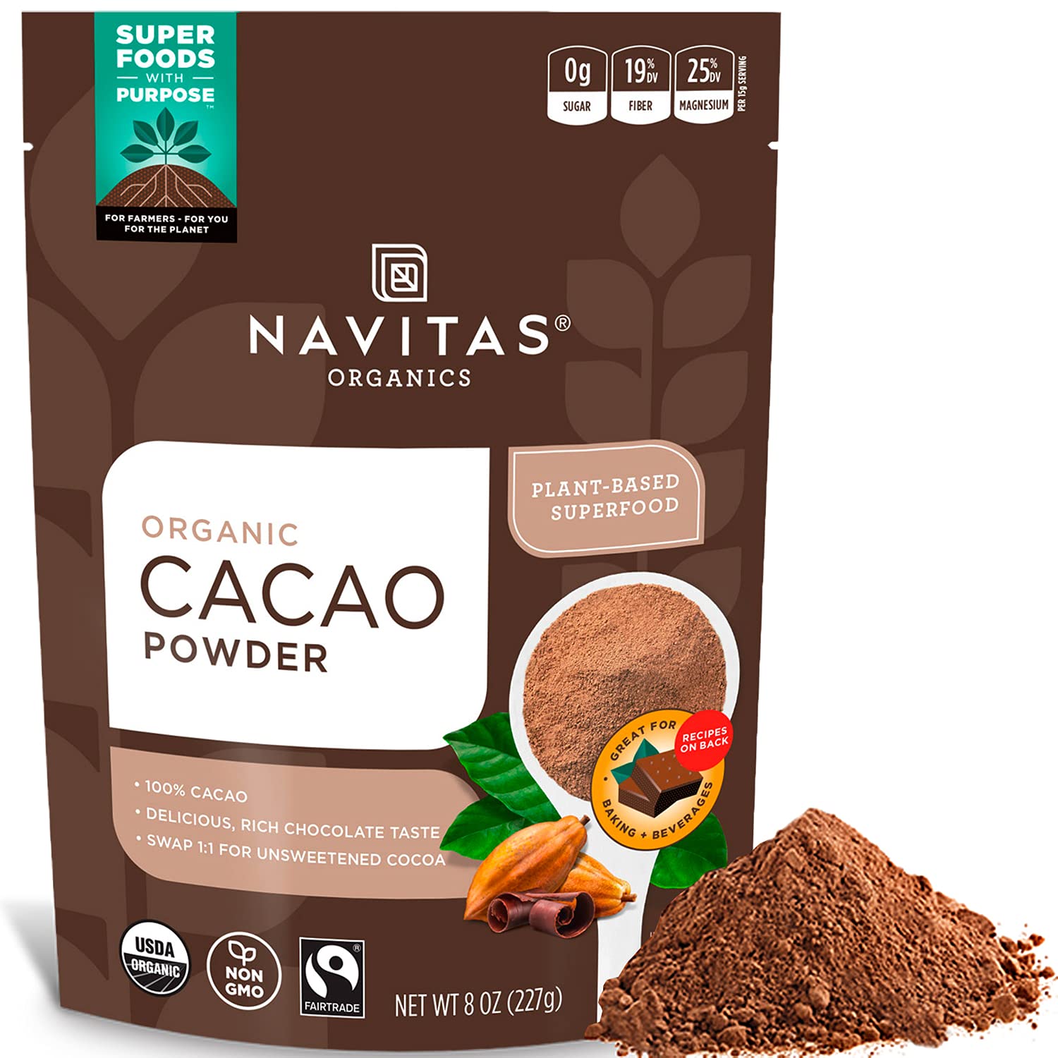 Navitas Organics Cacao Powder 8 oz