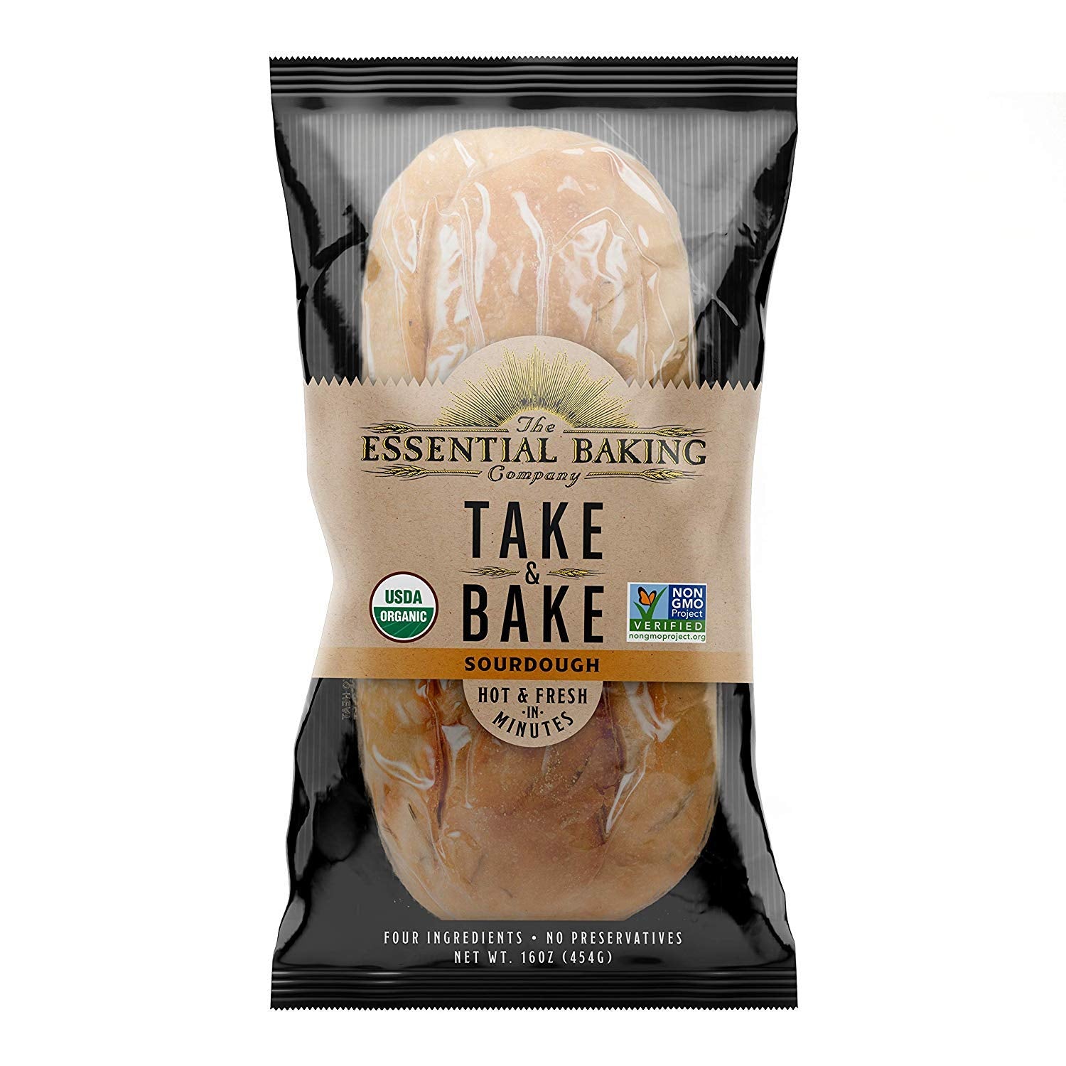 Essential Baking Organic Take & Bake Sourdough Bread, 19 Oz