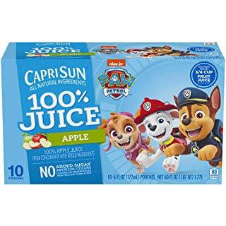 Capri Sun 100% Juice Pouch, 10 Ct