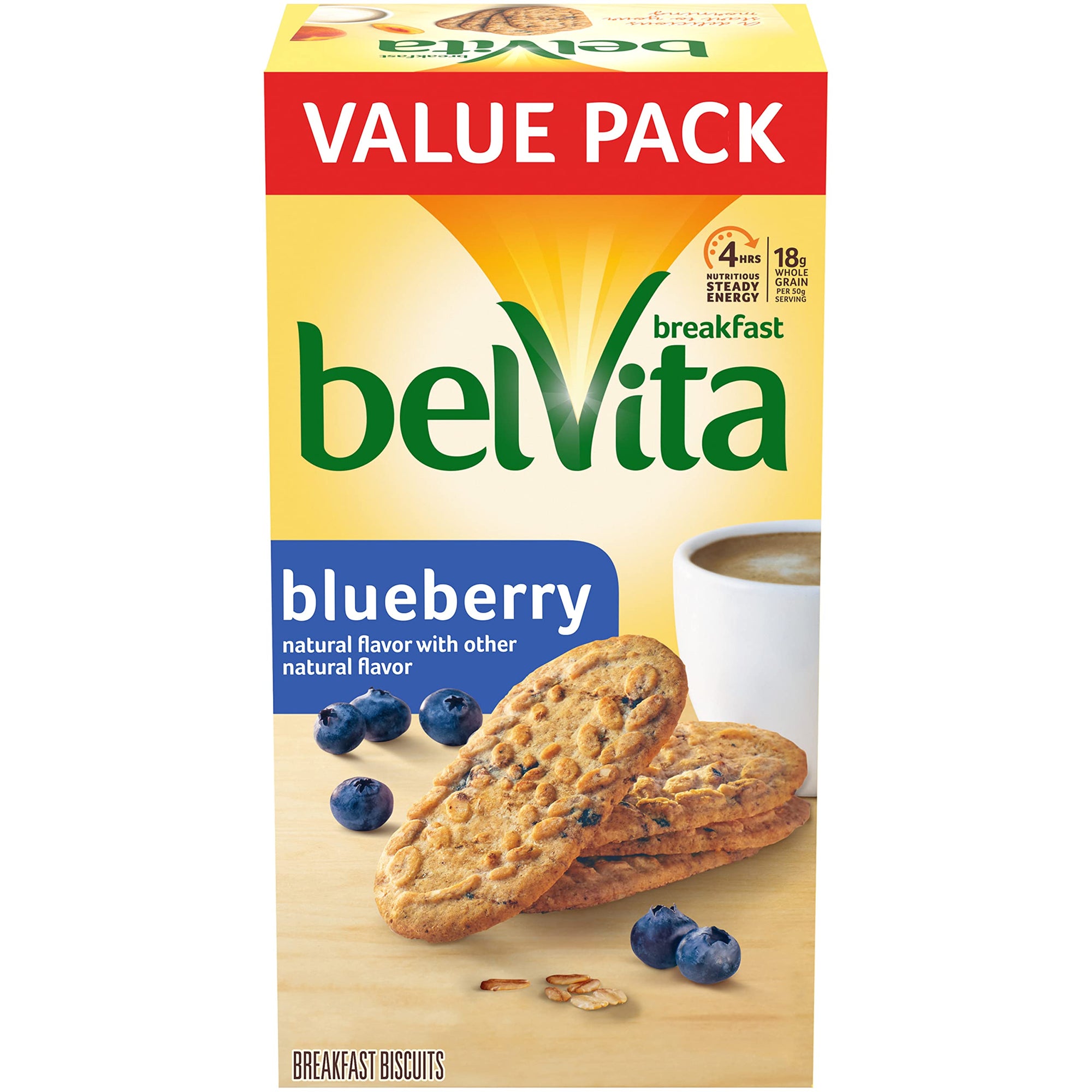 Belvita Blueberry Breakfast Biscuits, 12 Ct