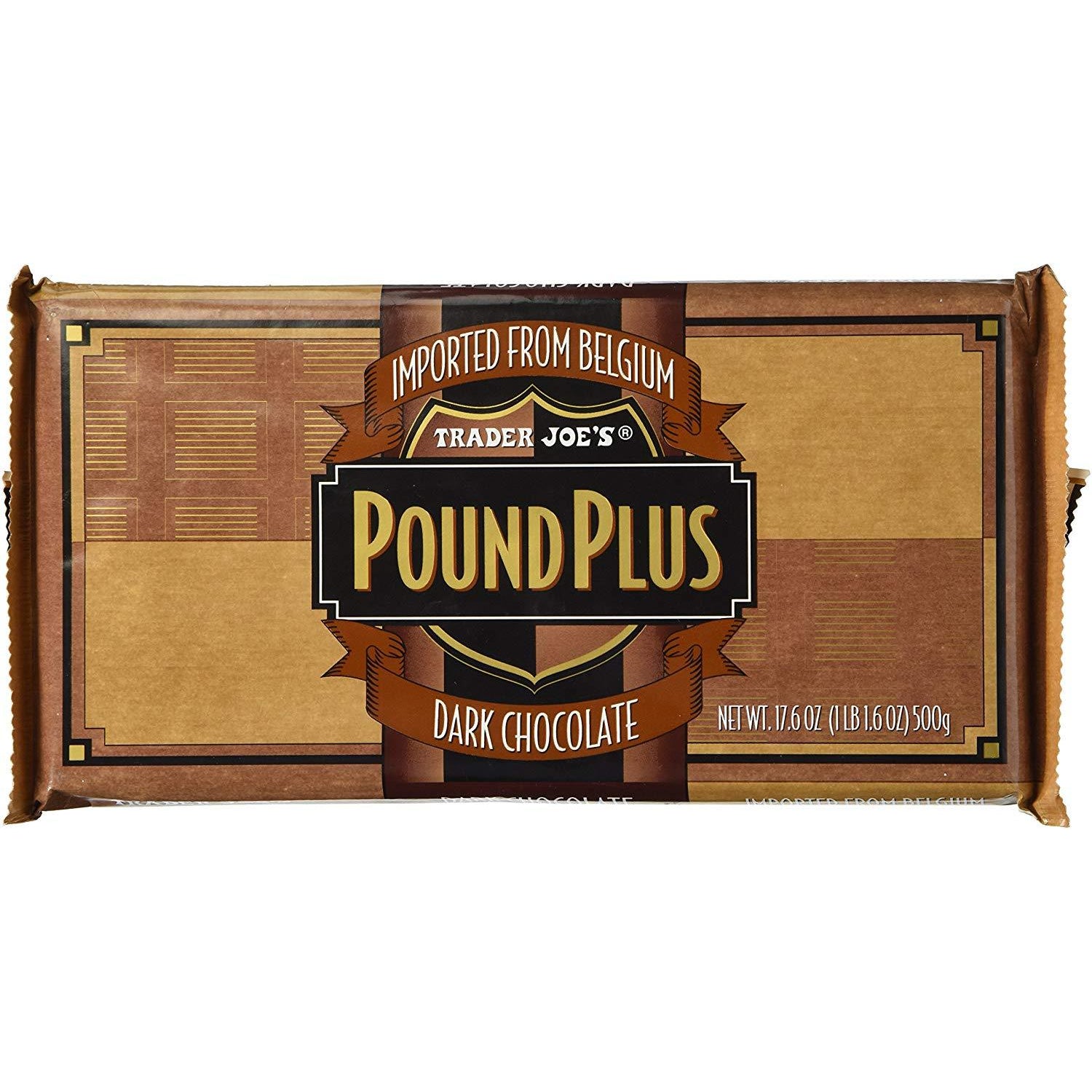 Pound Plus Dark Chocolate Bar, 17.6 Oz