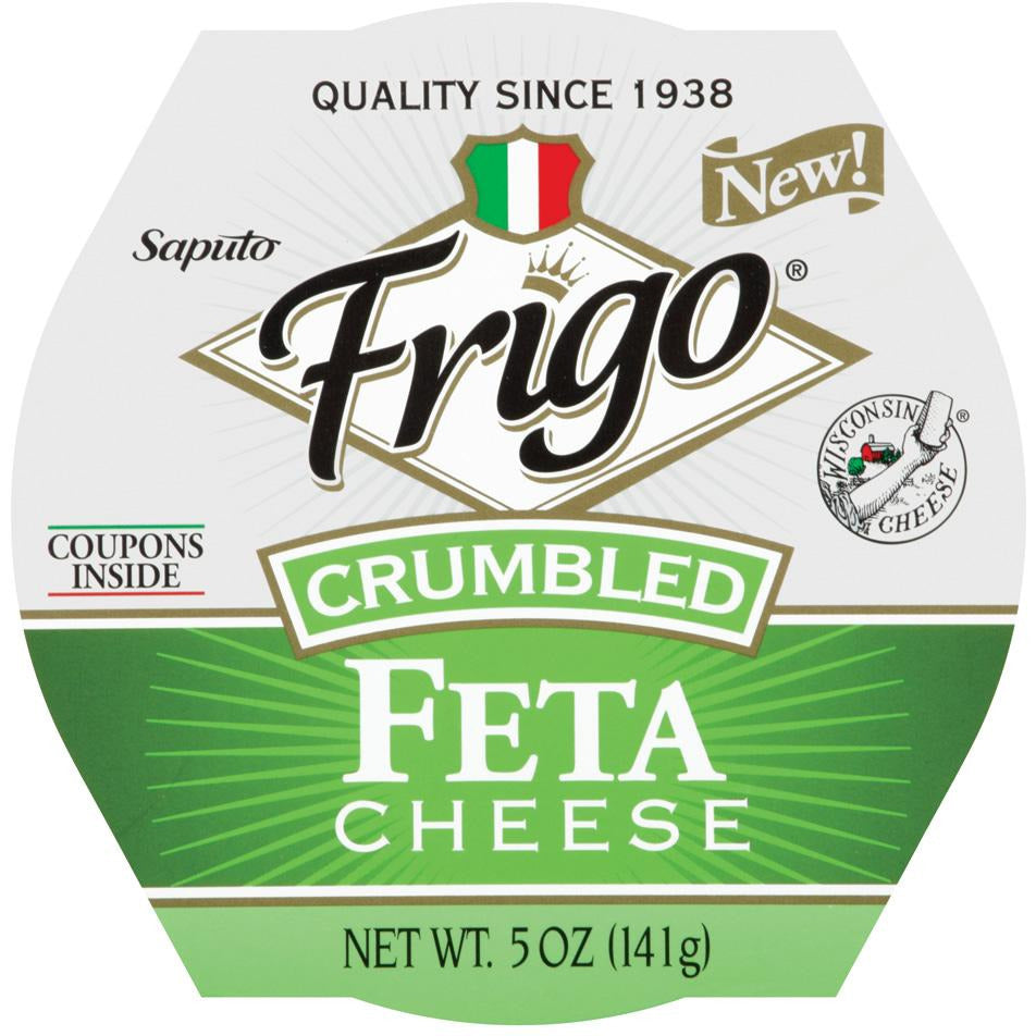 Frigo Crumbled Feta Cheese, 5 Oz