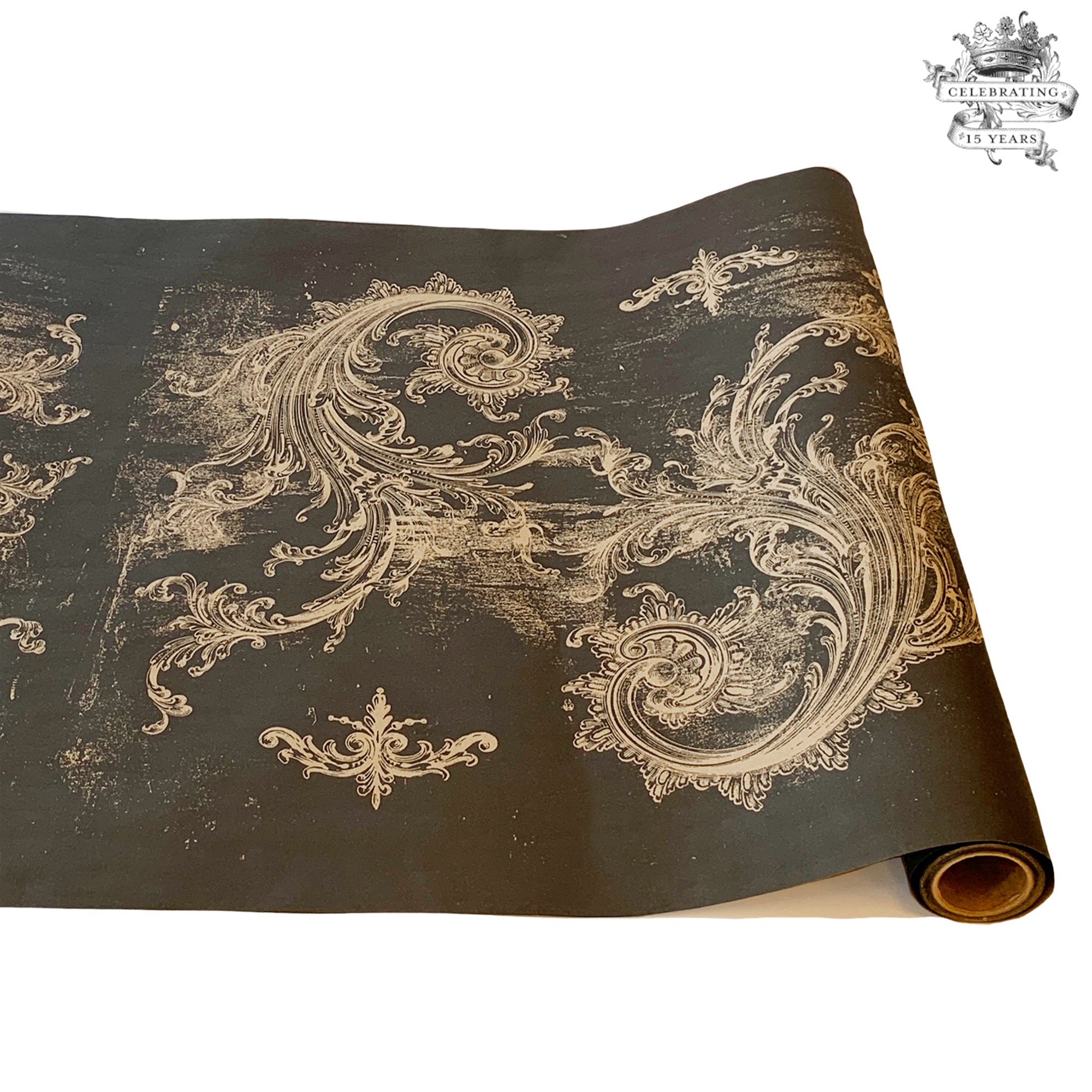 Table Runner Black Archival 30" x 25'