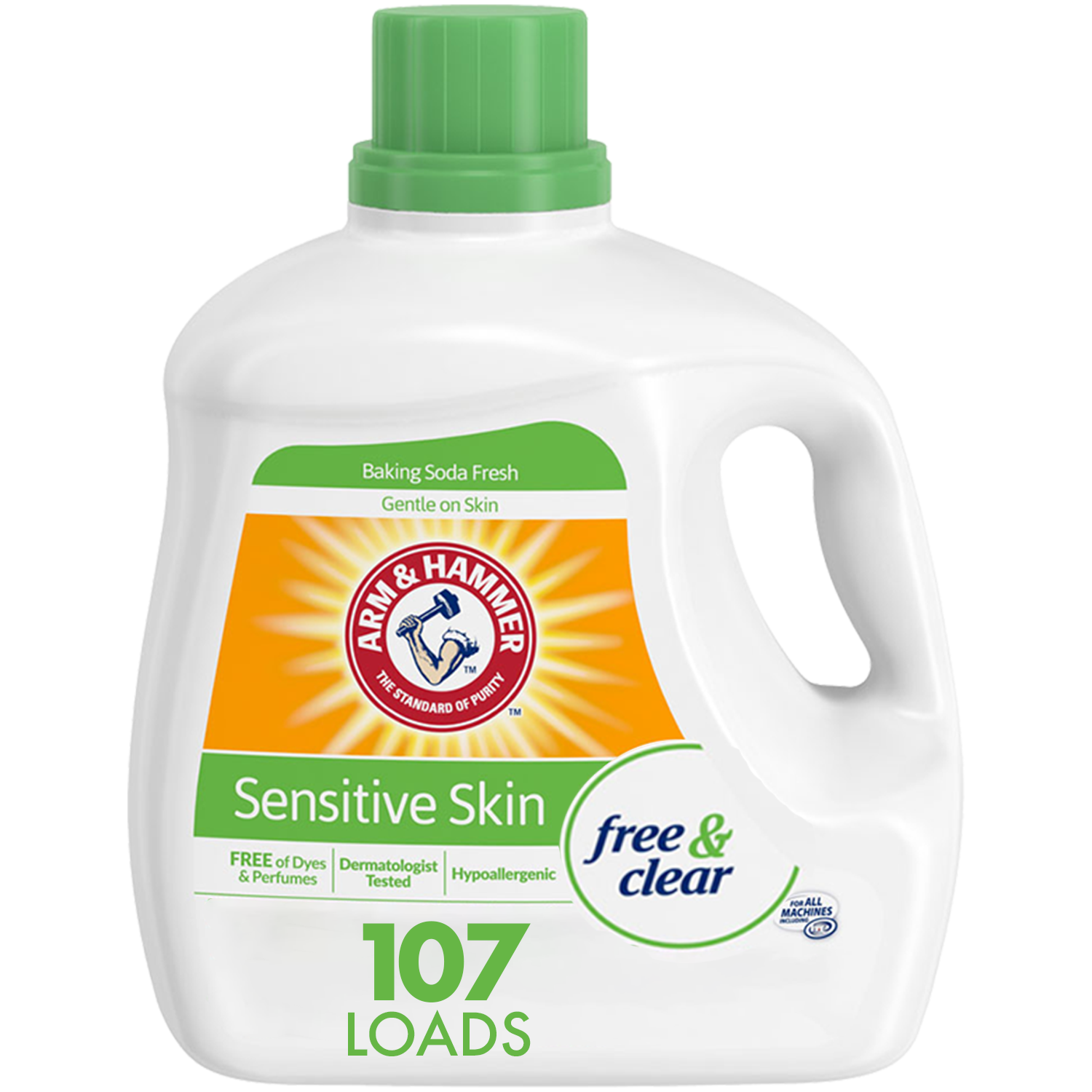 Arm & Hammer Sensitive Skin Free & Clear, 105 Loads, 3.10 L