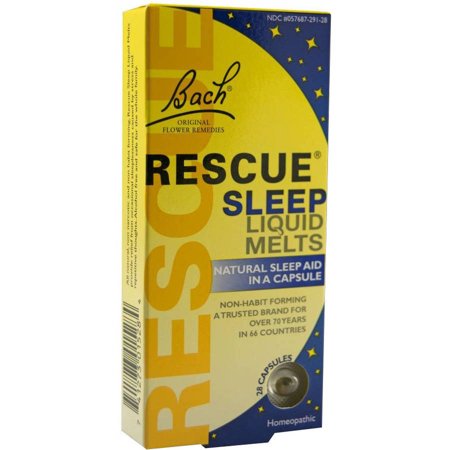 Bach Rescue Sleep Liquid Melts, 28 Ct