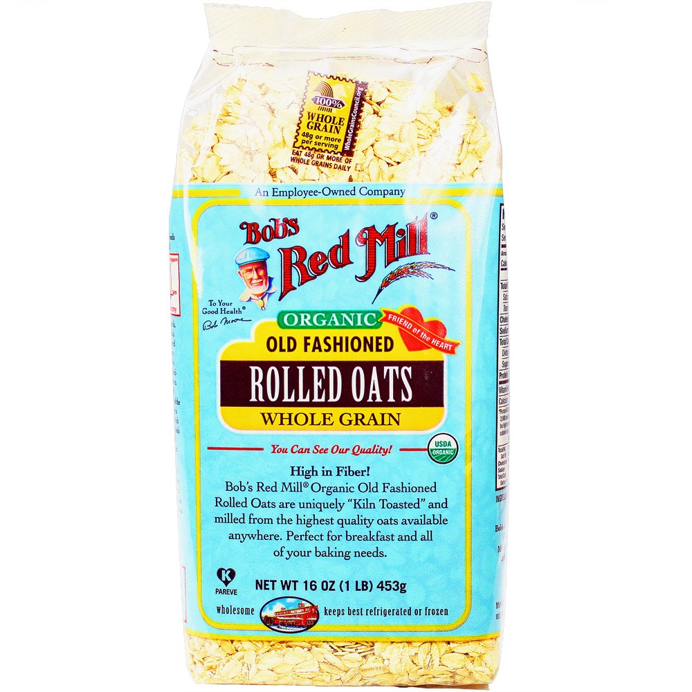 Bob's Red Mill Organic Rolled Oats, 16 Oz