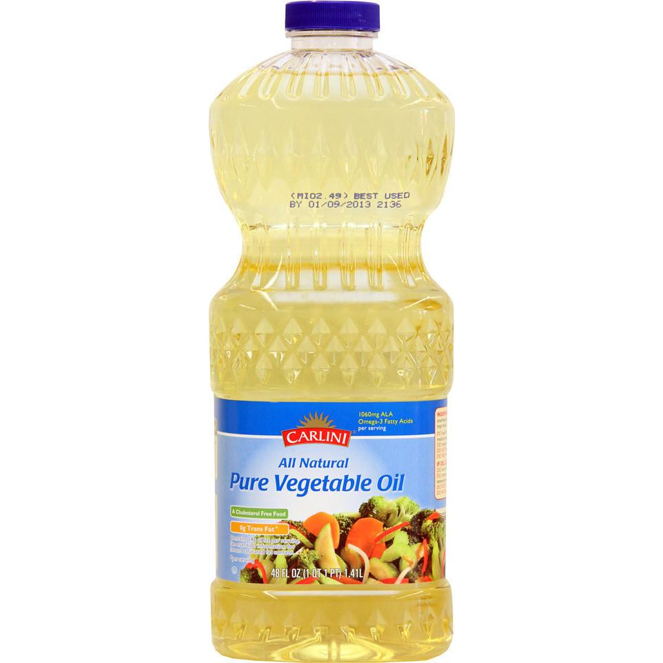 Carlini Pure Vegetable Oil, 48 Oz