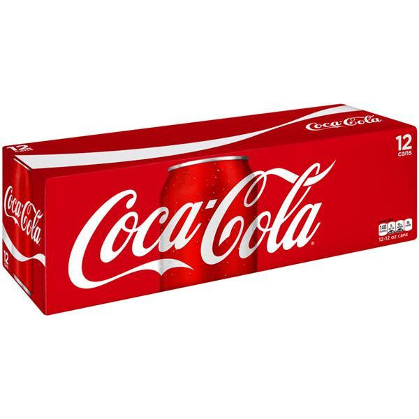 Coca Cola Classic Cans, 12 Pk